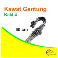 Gambar Kawat Pot Anggrek Gantung 40 cm kaki 4 besi plastik tali bulan dari Rumah Anggrek Mlg Kota Malang 1 Tokopedia