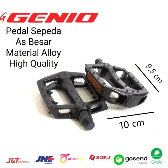 Gambar pedal sepeda Alloy black mtb fixie Minion federal touring as besar dari dapur speda Kab. Tangerang Tokopedia