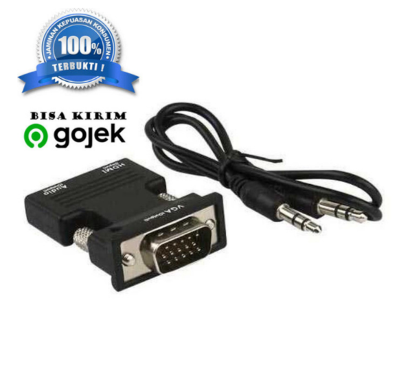Gambar Converter HDMI Female To VGA Male / Kualitas Jernih / 1080P / Garansi dari kawanSBY Kota Tangerang Tokopedia
