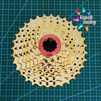 Gambar Sprocket Gold Sproket ZTTO 8 Speed 11-32T 11T - 32T Emas Gold dari LapakAndry Kota Bandung 1 Tokopedia