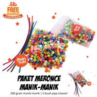 Gambar Paket Meronce Manik Manik Pipe Cleaner Sensory Montessori dari Mainan Anak Murah Kab. Gresik 1 Tokopedia