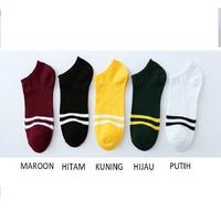 Gambar TOKOSETIA R098 Kaos Kaki Motif Garis Wanita Pria Korea Ankle CuteShort dari TOKOSETIA ID Kab. Tangerang 2 Tokopedia