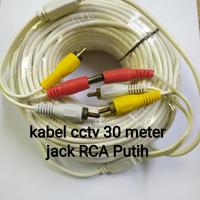 Gambar kabel cctv 30 meter Putih dari Toko Untung Dikit_NEW Kota Administrasi Jakarta Barat 1 Tokopedia