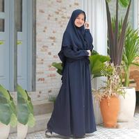 Gambar Elbina set syari S | setelan gamis bumil/busui dari @Rose Store Kota Administrasi Jakarta Barat 4 Tokopedia