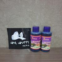 Gambar Obat Ikan - Vivian Methylene Blue / Obat Biru -100ml dari GM Guppy Farm Kab. Bekasi 3 Tokopedia