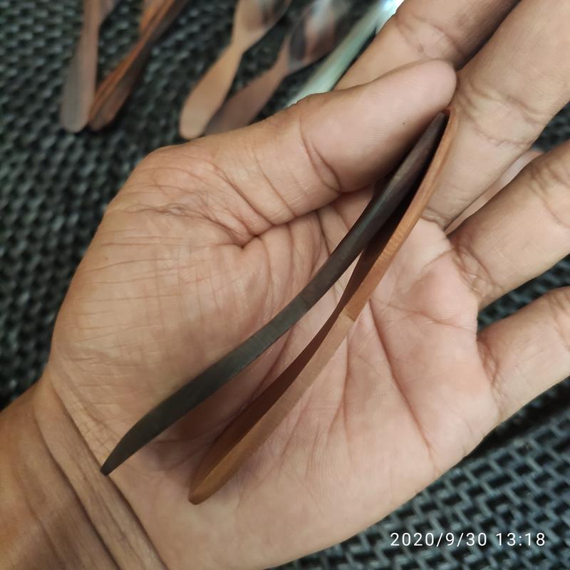Sendok Kayu / wood Spoon / wooden Spoon mini 10cm kualitas export 1019 3