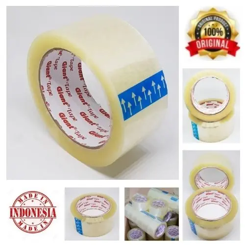 Giant Tape Lakban Isolasi Bening Besar 2inch 45mm x 90 Yard 104101