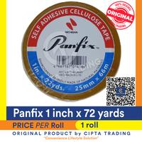 Gambar Adhesive / Isolasi / Selotip - Panfix - Selotip Bening 1 inch x 72 Yards (2.54cm x 66 Meter) Per roll dari Cipta Trading Kota Administrasi Jakarta Barat 3 Tokopedia