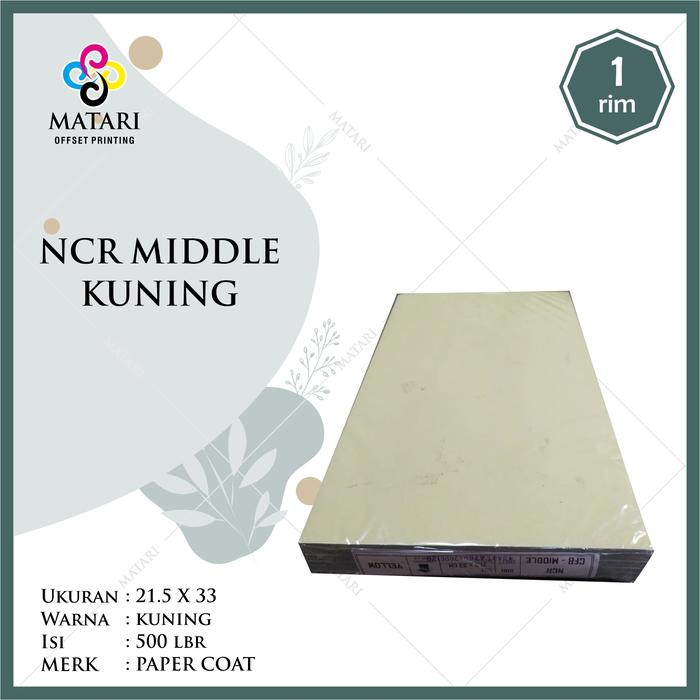 Gambar Kertas NCR Carbonless Paper Middle Warna Ukuran F4 / Folio - Merah Muda dari Matari Bandung Kota Bandung 3 Tokopedia