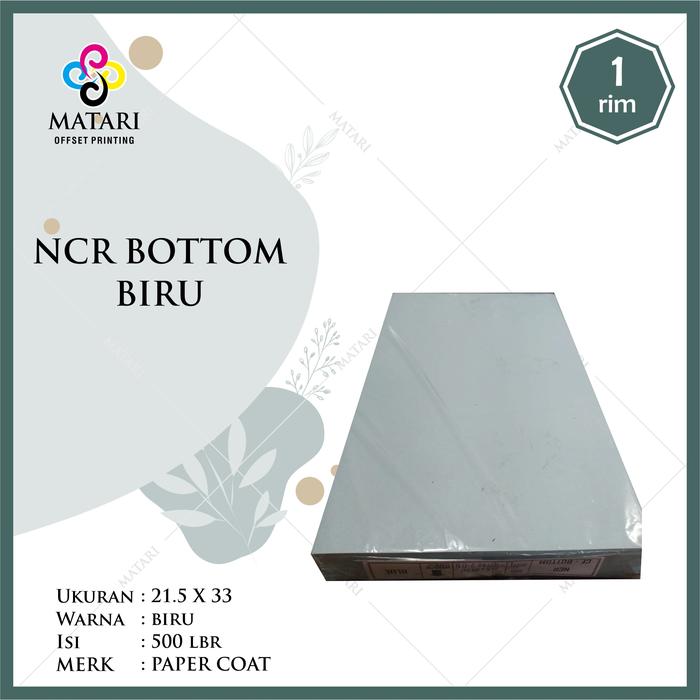 Gambar Kertas NCR Carbonless Paper Bottom Warna Ukuran F4 / Folio - Merah Muda dari Matari Bandung Kota Bandung 4 Tokopedia
