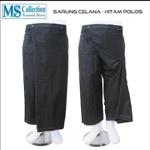 celana sarung hitam polos