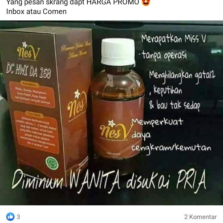 N esv madu perapat miss v penghilang keputihan