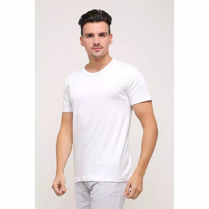 Gambar Kaos Oblong Putih GT Man Round Neck dari Grosir Pasar Klewer Solo Kota Surakarta Tokopedia