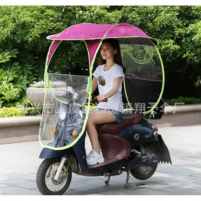 Gambar Canopy Motor TERTUTUP Canopy Sun Visor Tenda Motor Payung Sepeda Moto dari JE Living Store Kota Bandung 5 Tokopedia