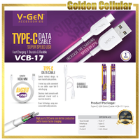 Gambar V-Gen Vgen VCB-17 Kabel Data Charger Type C Fast Charging Resmi - Hitam dari Golden Celluler Kota Administrasi Jakarta Pusat 2 Tokopedia