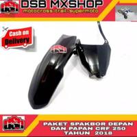 Gambar spakbor depan dan papan nomer crf 250 merk xcrosbone dari dsb mxshop Kab. Bandung 1 Tokopedia