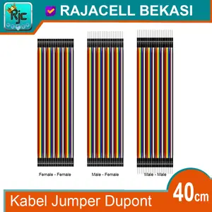 Kabel Jumper Dupont Pelangi 40cm Male Female Header Cable Pin