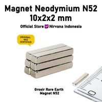 Gambar MAGNET NEODYMIUM N52 10x2x2mm SUPER STRONG GROSIR TERMURAH dari Nirvana Indonesia Yoga Kota Medan 1 Tokopedia