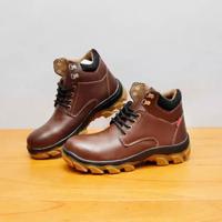 Gambar Sepatu safety boot bahan kulit sapi asli sp 2 dari Safety Boots Pria Kota Surabaya 1 Tokopedia