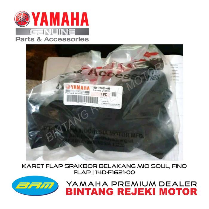 Gambar KARET FLAP SPAKBOR BELAKANG MIO SOUL, FINO | FLAP | 14D-F1621-00 dari Yamaha Bintang Rejeki Motor Kab. Bandung Tokopedia