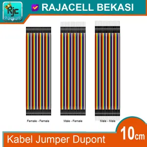 Kabel Jumper Dupont Pelangi 10cm Male Female Duppont Cable