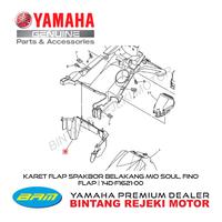 Gambar KARET FLAP SPAKBOR BELAKANG MIO SOUL, FINO | FLAP | 14D-F1621-00 dari Yamaha Bintang Rejeki Motor Kab. Bandung 2 Tokopedia