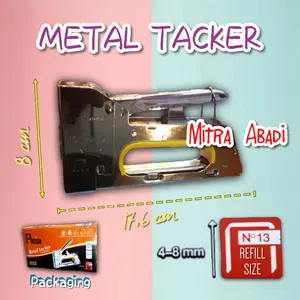 Metal Tacker Professional / Stapler Gun / Stapler Tembak Besi - Metal