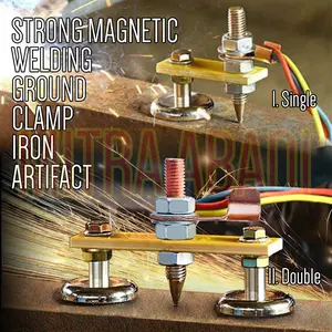 Strong Magnetic Welding Ground Clamp Holder IRON Artifact