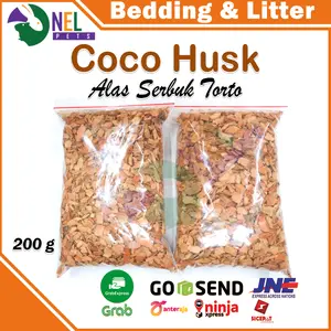 Alas kura Kura / Alas Torto / Bedding untuk Torto / Coco Husk 200 gram