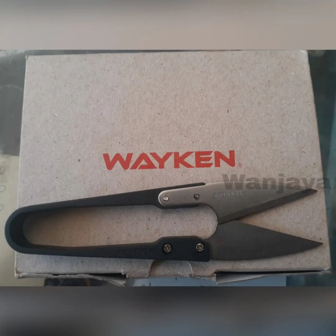 Gunting catrek TC-805B TC-805BS tc805b tc805bs Wayken Black/hitam (12 pcs)