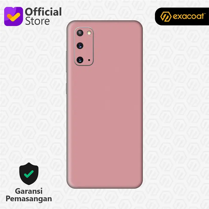 Gambar [EXACOAT] Galaxy S20 3M Skin / Garskin - Blush Pink - Model 360 Only dari Exacoat Kota Bekasi 4 Tokopedia