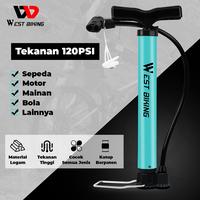 Gambar Pompa Sepeda 120 psi Bike Air Pump Alluminuim West Biking B4405 dari West Biking Indonesia Jakarta Utara 1 Tokopedia