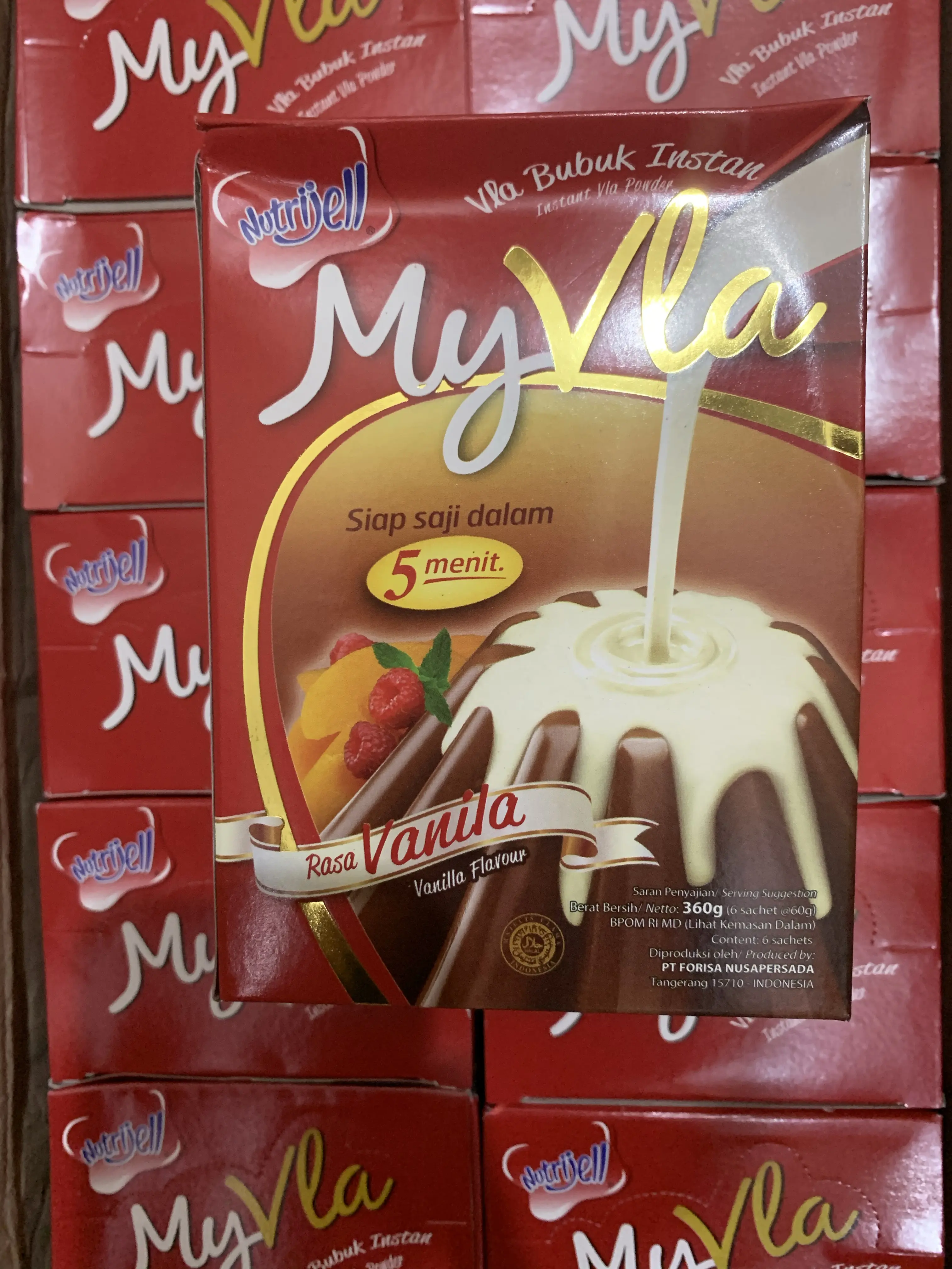 Nutrijell MyVla rasa Vanila perboks isi 6 pcs