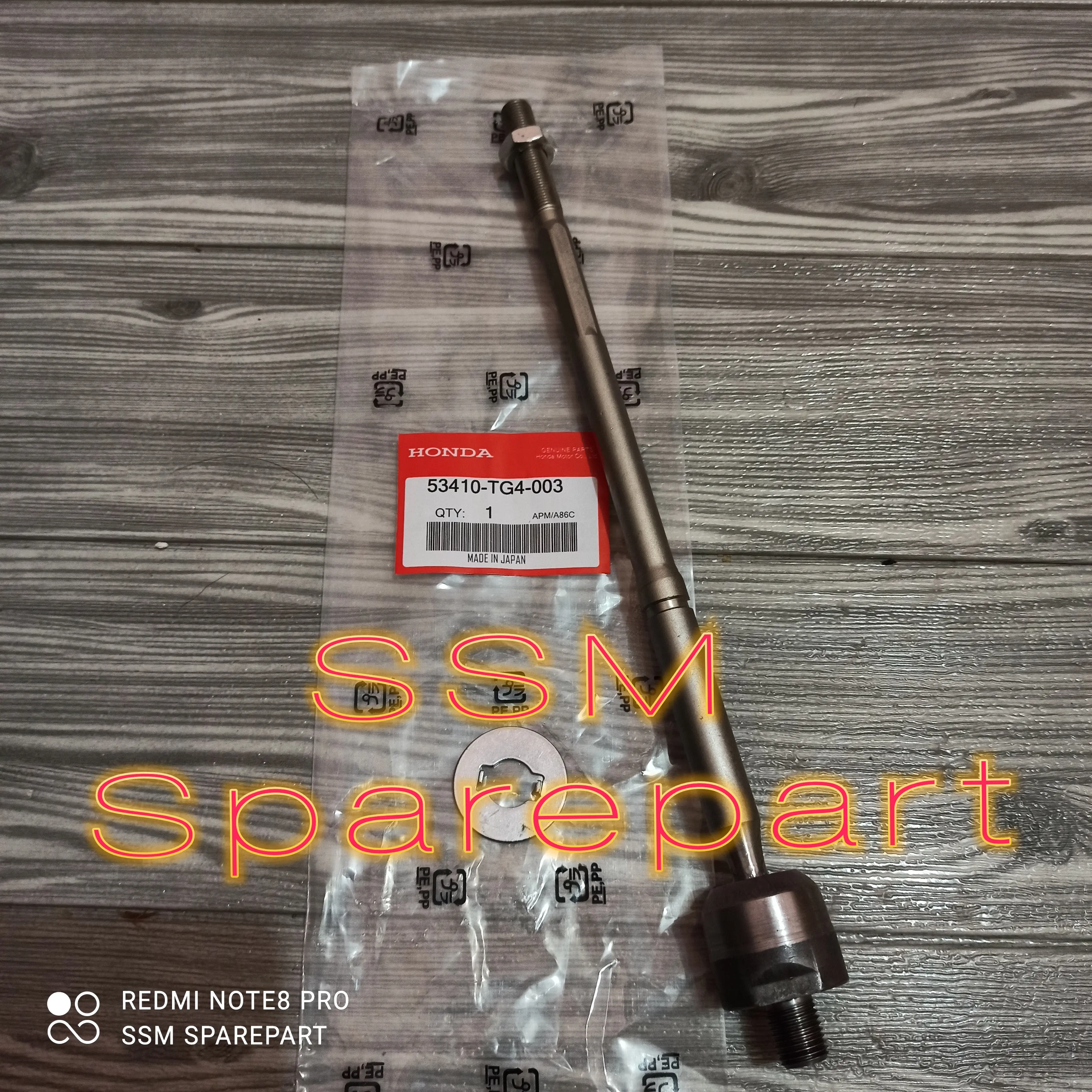 Rack End Long Tie Rod Honda Brio CBU Th 2013 2014 2015 2016 2017 1Pc