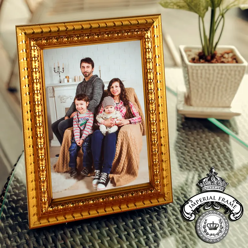 Bingkai Frame Foto 6R ( 15 x 20 cm ) Gold & Silver - Shop | Tokopedia