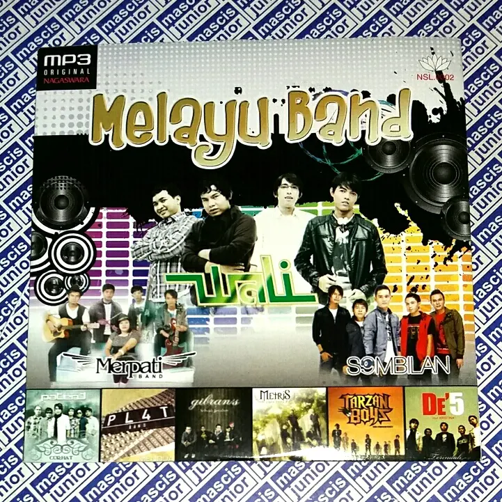 CD MP3 Melayu Band ft. Kerispatih Merpati Wali Tarzan Boyz Gibrans