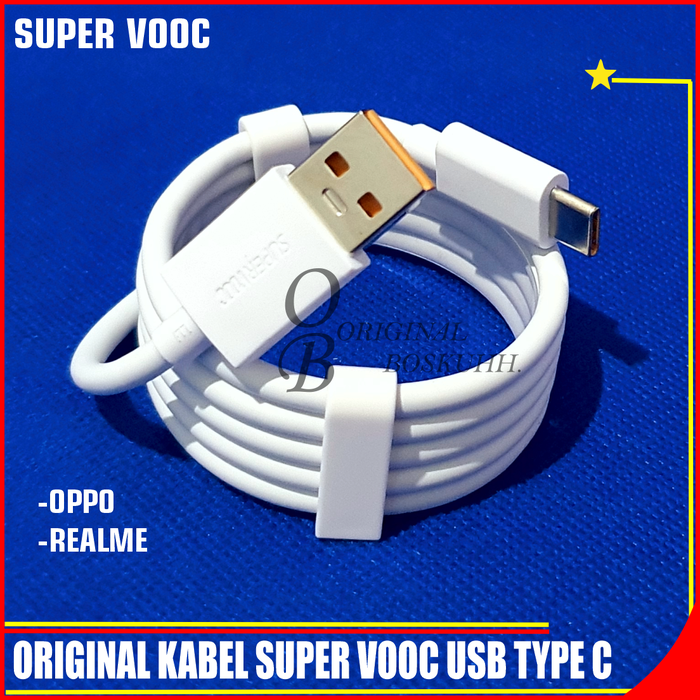 Gambar Kabel Data Realme X X2 Pro SUPER VOOC Original 100% USB TYPE C dari Ori Bos Kota Administrasi Jakarta Pusat Tokopedia