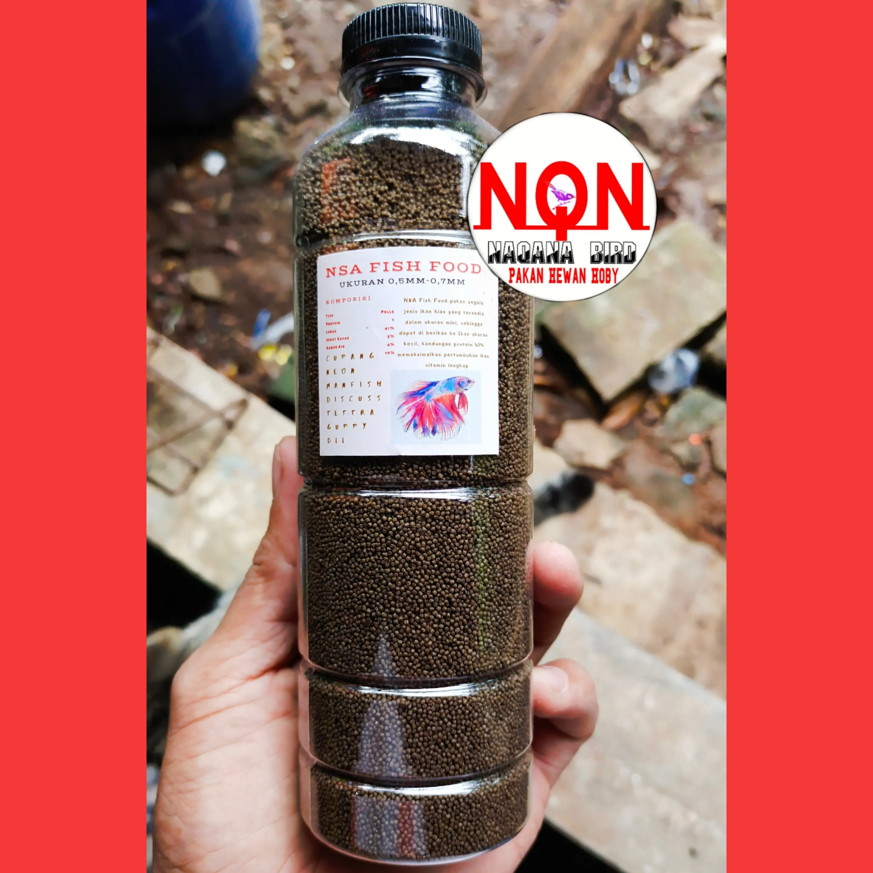 NSA Fish Food Makanan Ikan Cupang Kemasan 150g