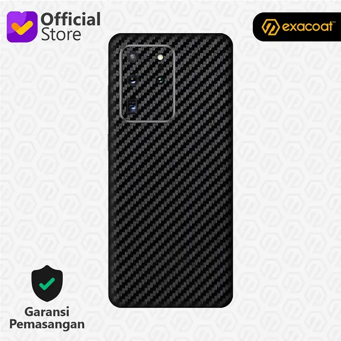Gambar [EXACOAT] Galaxy S20 Ultra 3M Skin / Garskin - Carbon Fiber Black - Model 360 Only dari Exacoat Kota Bekasi 4 Tokopedia