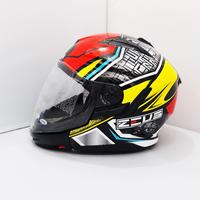 Gambar Helm Zeus ZS-613C Black/AJ11 Red + Chinbar Fullface New!! - M dari Bike Master Kota Bandung 2 Tokopedia