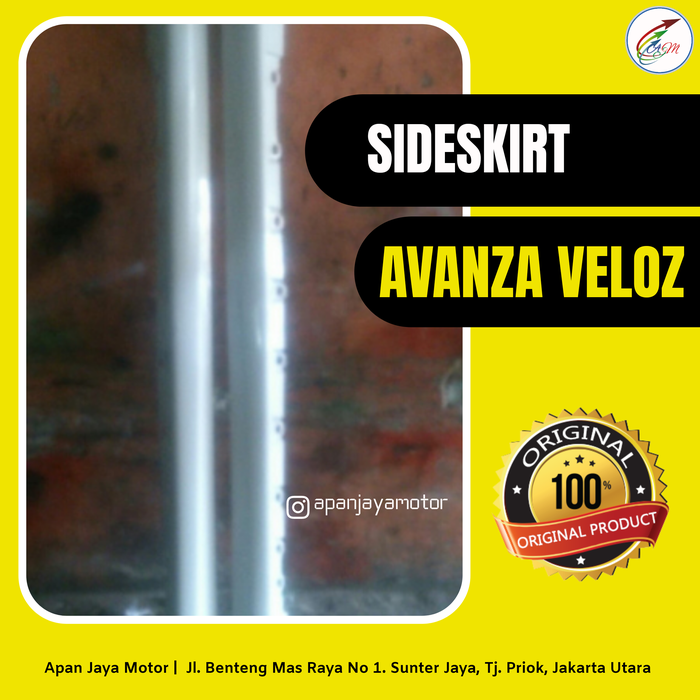 Gambar Sideskirt Avanza Veloz 1set dari Apan Jaya Motor AJM Kota Administrasi Jakarta Utara Tokopedia