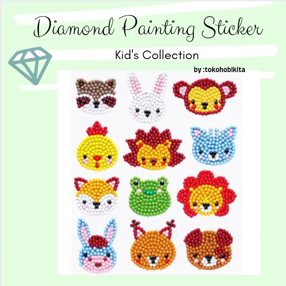 diy sticker set aktivitas diamond painting 1