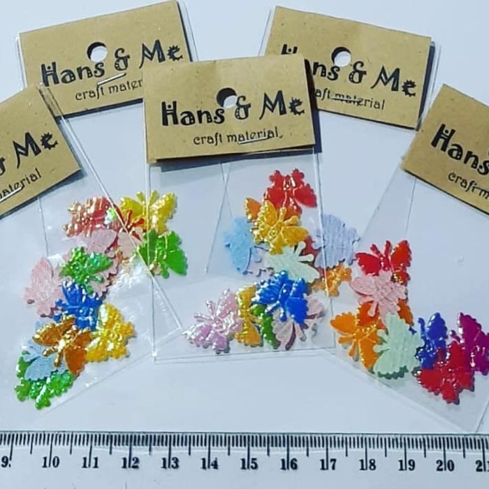 Gambar Hiasan Kupu Kupu Mini Gradasi Pelangi dari Hans and Me Kota Administrasi Jakarta Barat Tokopedia