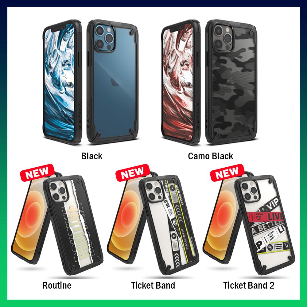 Case iPhone 12 Pro Max 12 Pro 12 Mini Ringke Fusion X AntiShock Casing
