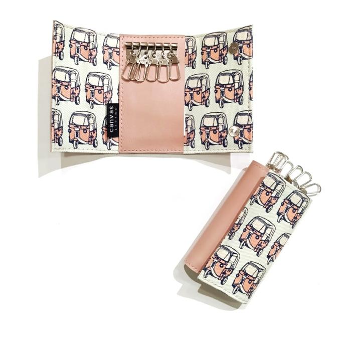 Gambar Key Wallet Bajaj Pink Canvas Living dari Canvasliving Kota Administrasi Jakarta Selatan Tokopedia