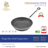 Gambar Bima Origin Non-Stick Frypan 24cm, Stoneforce Coating, Induction, Inox dari Toko Super Dapur Kota Surabaya 1 Tokopedia