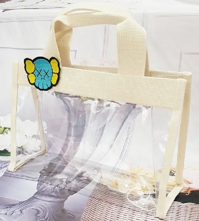 Tas Tote Mika PVC Custom Hampers Goodie Bag Khusus Grosir