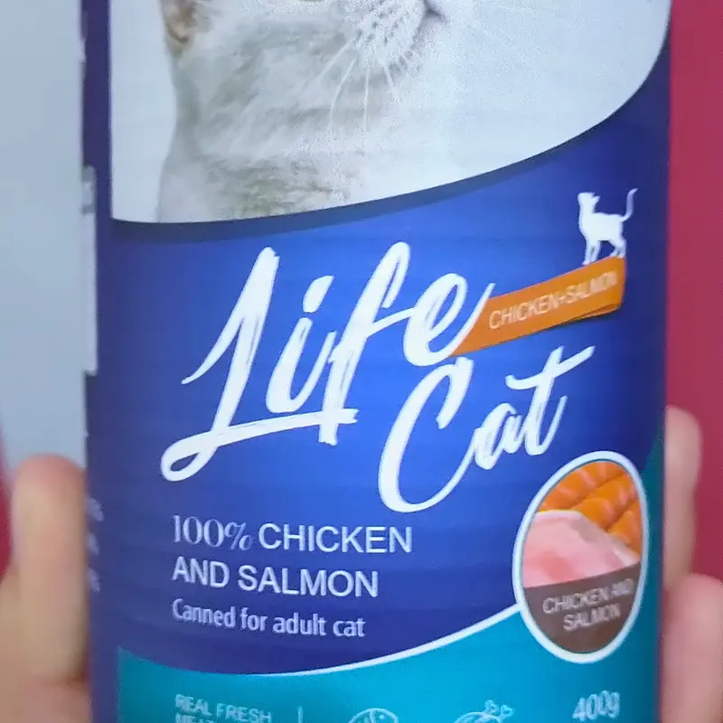 Life Cat 400gr Chicken & Salmon|A. WET (KALENG) 1