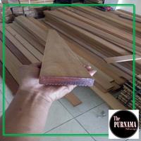 Gambar Decking Asli Kayu Bengkirai Batangan Panjang 50cm - 60cm lebar 9cm - 60cm dari Thepurnamashop Kab. Bogor 4 Tokopedia