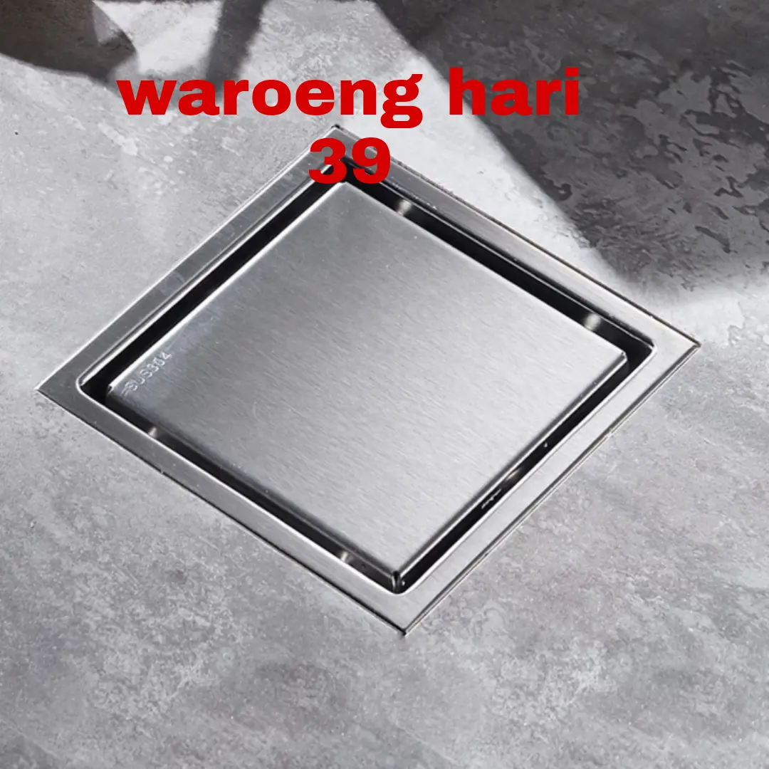 FLOOR DRAIN STAINLESS SUS-304/SARINGAN GOT KAMAR MANDI TRITON-998